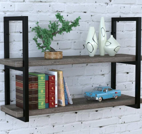Книжная полка лофт
